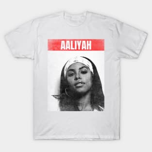 Aaliyah urban bw T-Shirt